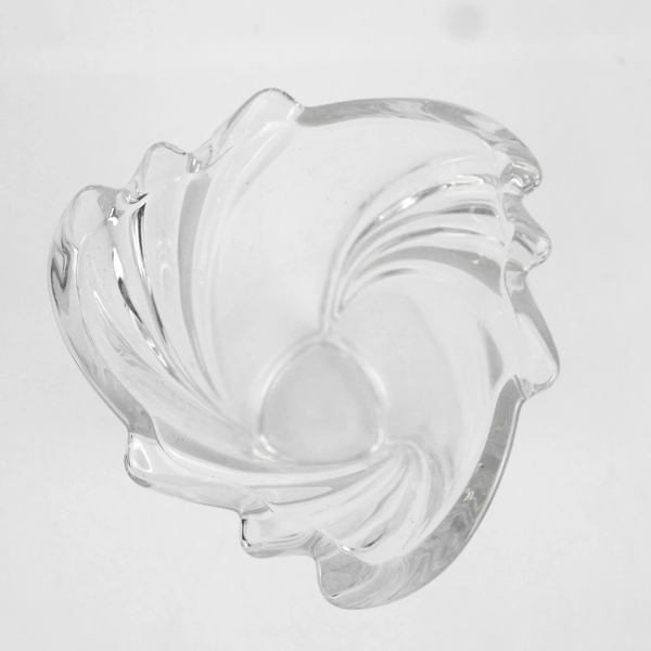 Walther Glas Swing Crystal Vase Germany 8 Inch