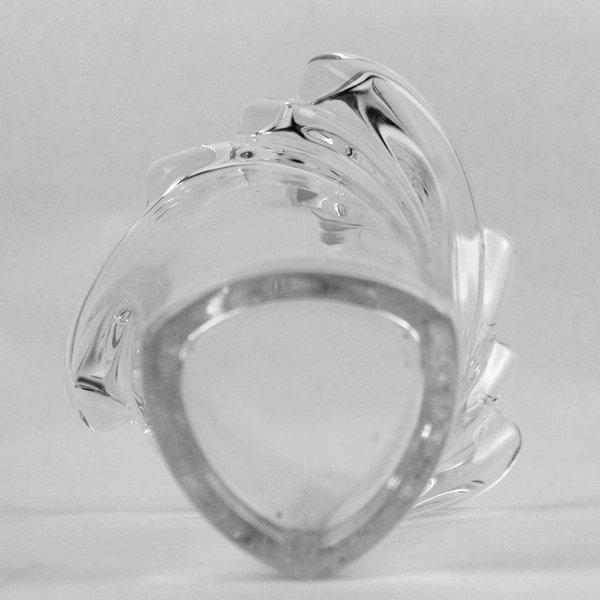 Walther Glas Swing Crystal Vase Germany 8 Inch