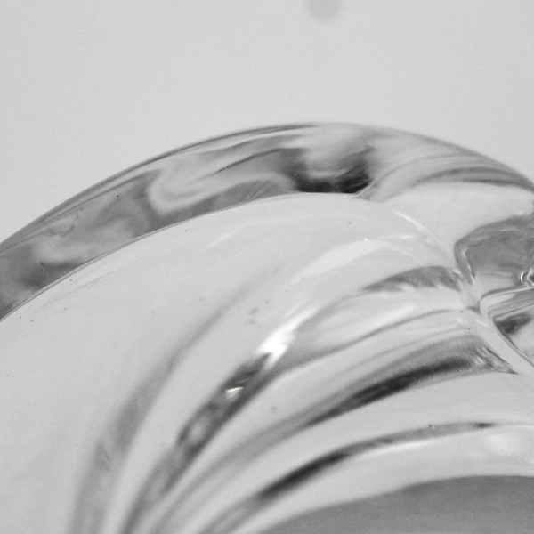 Walther Glas Swing Crystal Vase Germany 8 Inch