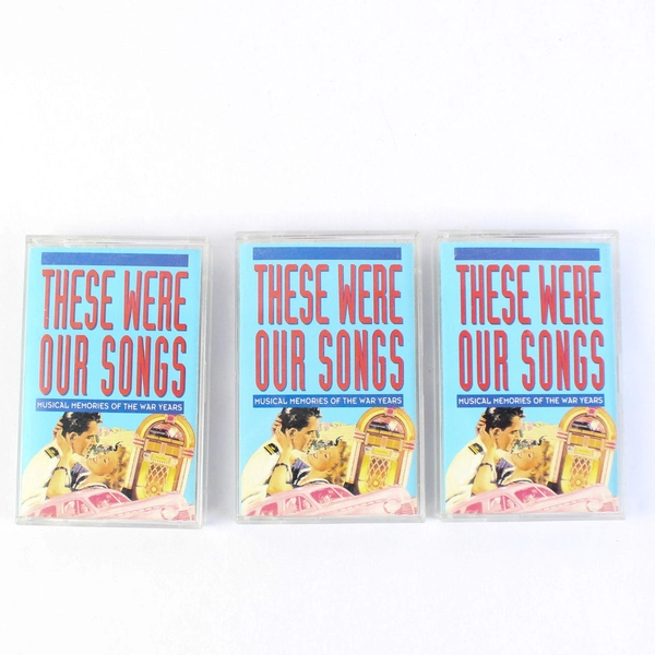 Set of 3 These Were Our Songs Musical Memories of War Years Tapes Cassette