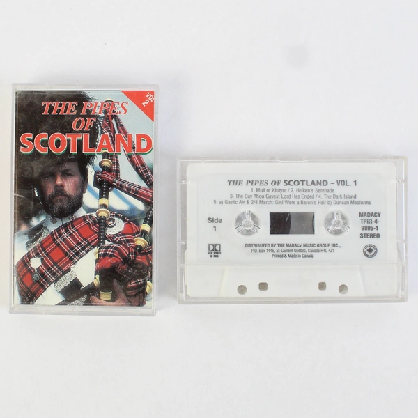 Set of 2 Cassette Tape The Pipes Of Scotland Madacy Music Group