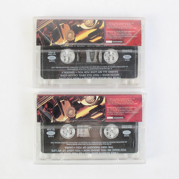 Set of 2 Cassette Tape Late Night Sax for Lovers 