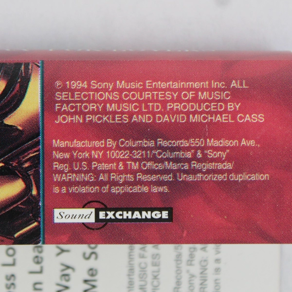 Set of 2 Cassette Tape Late Night Sax for Lovers 