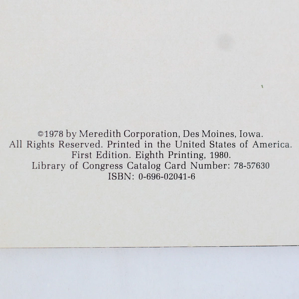 Better Homes and Gardens Treasury of Baking Recipes 1978