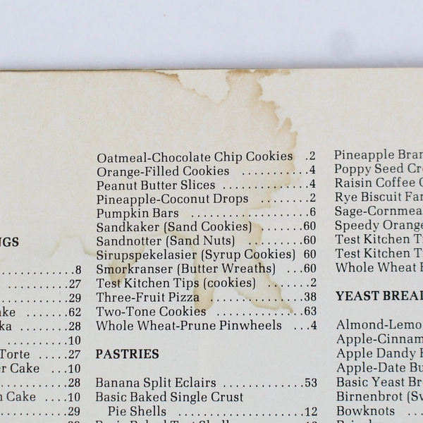 Better Homes and Gardens Treasury of Baking Recipes 1978