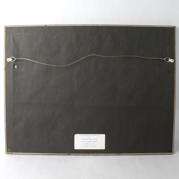 Framed and Matted Nautical Landscape Dinghy Boat Art Photograph