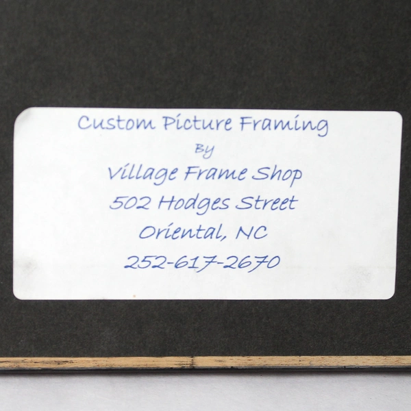 Framed and Matted Nautical Landscape Dinghy Boat Art Photograph