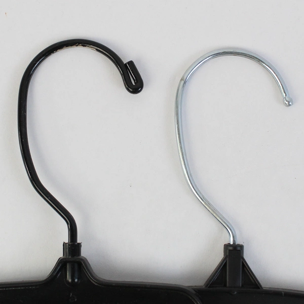 Lot Of 10 Black Plastic Retail Hangers Notched Durable Heavy Duty Various Brands