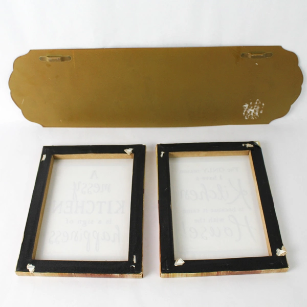 3 Piece Lot of Wall Hanging Kitchen Decor Signs