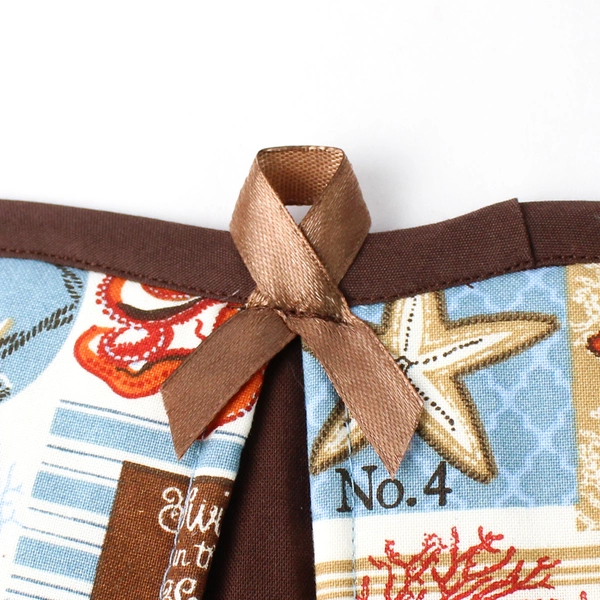 Set of 2 Nautical-Themed Sea Creature Ocean Potholders