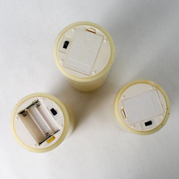 Set of 3 AAA Battery Operated Candle Decorations