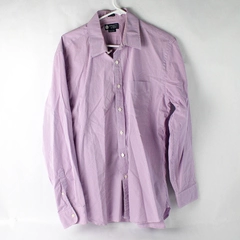 J. Crew Haberdashery Mens Button Down Collared Shirt Large Cotton Purple Vintage