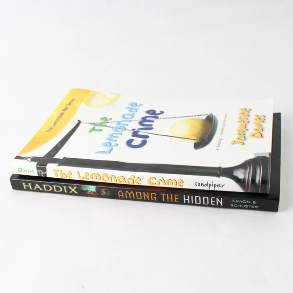 Lot Of 2 Young Adult Crime Novels The Lemonade Crime Among The Hidden PB