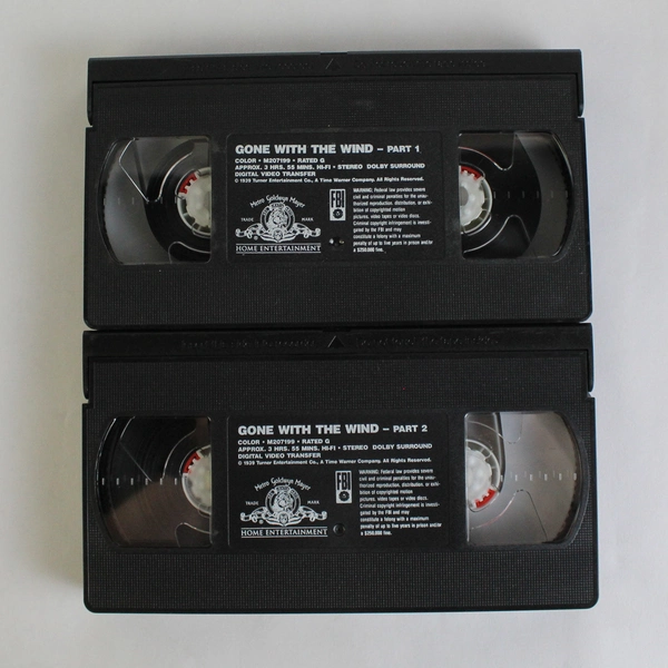 Gone With the Wind VHS 1998 Digitally Re-Mastered 2 Tape Set