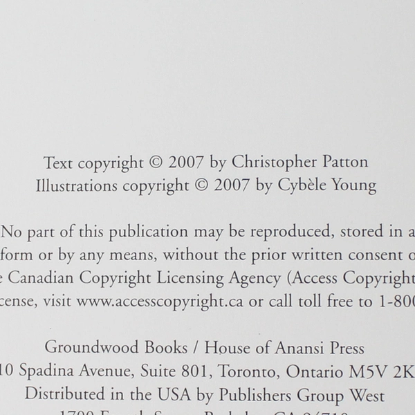 Jack Pine by Christopher Patton 2007 Groundwood Hardcover Dust Jacket