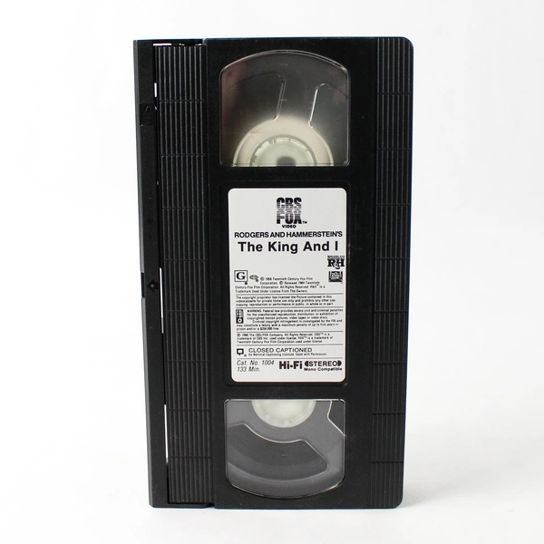 The King and I VHS Fox Video 1984 Rodgers and Hammerstein