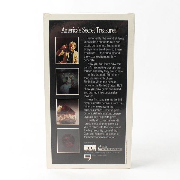 Gemstones Of America Sealed VHS 1991 National Museum Of Natural History