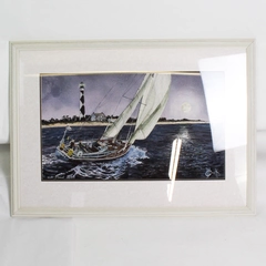 Walter Creech Lookout Magic 1/5 Artist Proof Giclee Print Mat Framed COA 03'