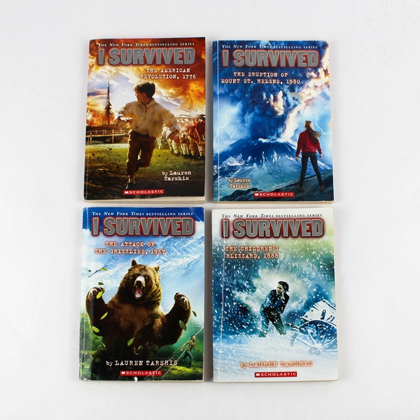 Lot of 4 I Survived Scholastic Books by Lauren Tarshis Paperback