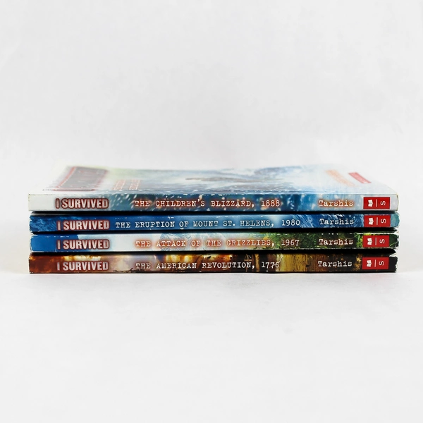 Lot of 4 I Survived Scholastic Books by Lauren Tarshis Paperback