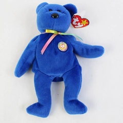 1998 Ty Beanie Baby Blue Clubby Official Club Member With Tags