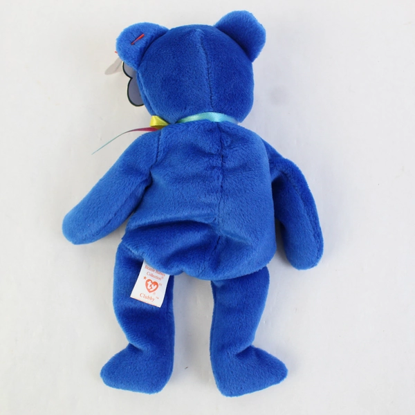 1998 Ty Beanie Baby Blue Clubby Official Club Member With Tags