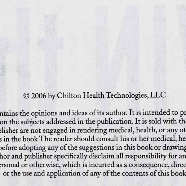 Win The War Within by Floyd H Chilton With Laura Tucker 2006 HC