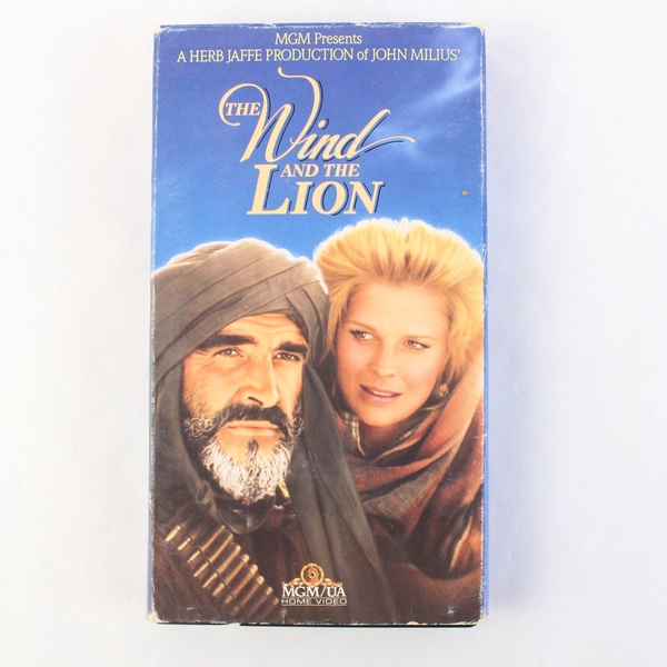 The Wind and the Lion VHS 1975 Sean Connery