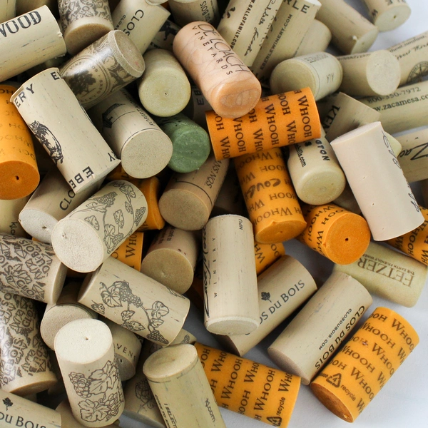 Large Lot of 250 Wine Corks Varied Brands for Repurpose DIY Crafts