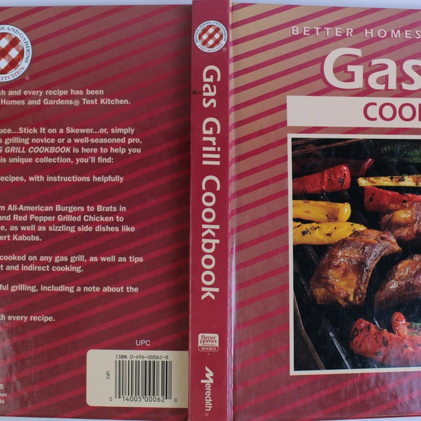 Better Homes And Gardens Gas Grill Cookbook Hardcover 1994