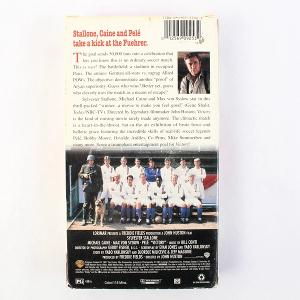 Victory VHS Tape 1981 Sylvester Stallone Michael Caine Pele