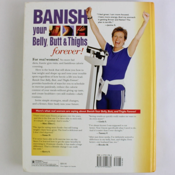 Banish Your Belly, Butt & Thighs Forever Prevention Health Books 2000 HC