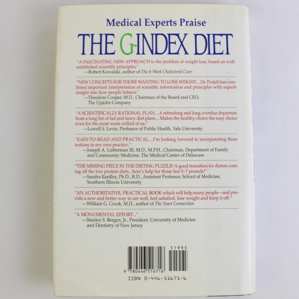 The G-Index Diet by Richard N Podell And William Proctor 1993 Hardcover DJ