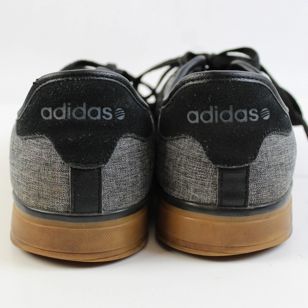 Adidas Neo Label Gray Black and Tan Sneakers Men's US Size 9.5