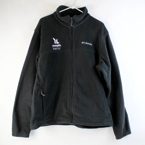 Columbia Young Life McMinnville Youth Center Embroidered Zip-Up Jacket Men's XL