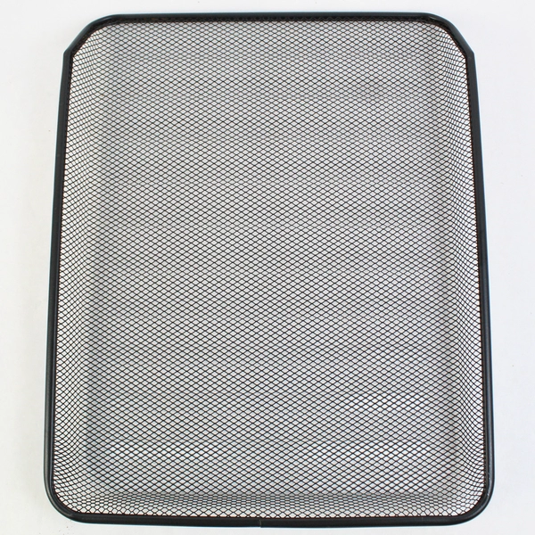 3-Tier Paper Tray Desktop Organizer Black Metal Mesh Files Storage