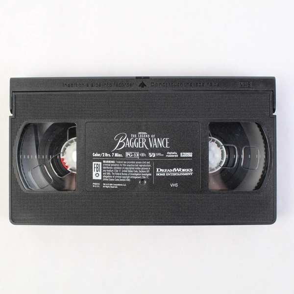 The Legend of Bagger Vance VHS Tape 2000 Movie Will Smith Matt Damon