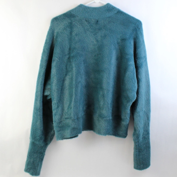 Bailey 44 Blue Fuzzy Long-Sleeved Sweater Women's Size XL
