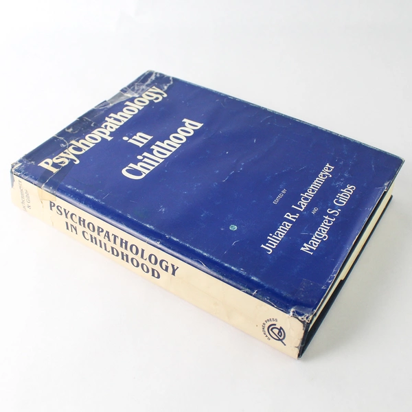 Psychopathology in Childhood Lachenmeyer and Gibbs Gardner Press 1982 HC