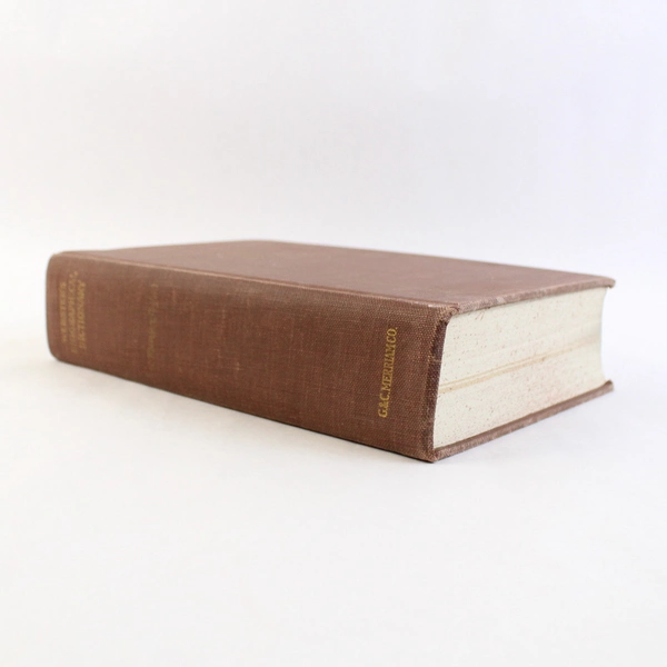 Webster's Biographical Dictionary Reg. U.S Pat Off. 1943 Hard Cover