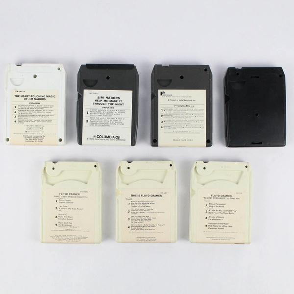 Lot of 7: 8 Track Cartridges Various Genres and Artists
