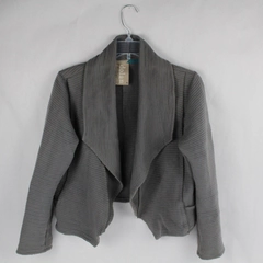 Anthropologie Dolan Left Coast Collection Grey Waist Length Cardigan One Size