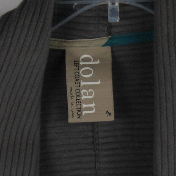 Anthropologie Dolan Left Coast Collection Grey Waist Length Cardigan One Size