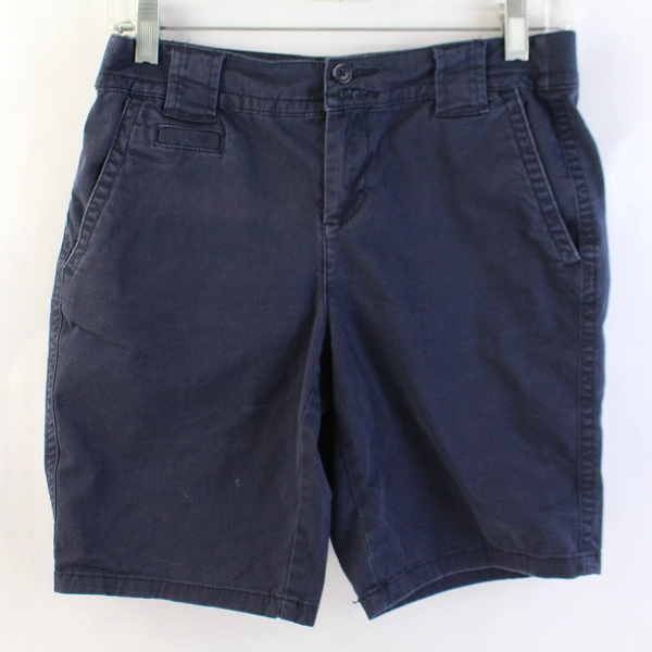 St. John's Bay Navy Blue Chino Short Women's 4P