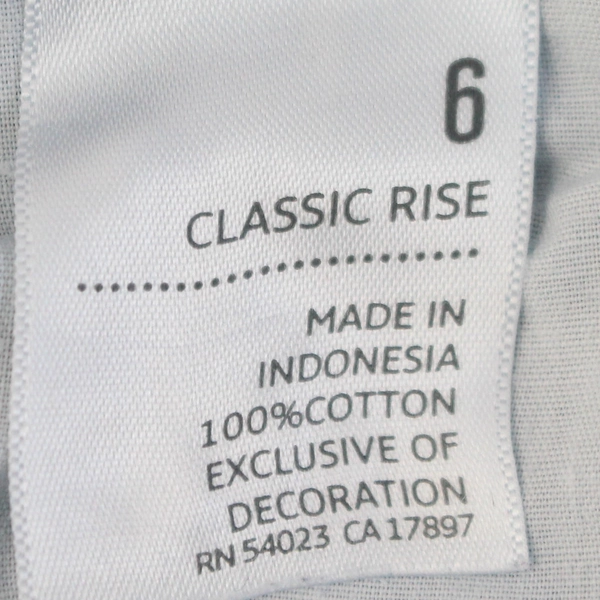 Old Navy The Sweetheart Classic Rise Medium Wash Denim Capri Jeans Size 6