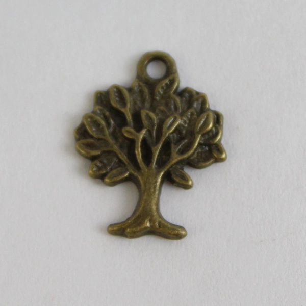Lot of 2 Vintage Tree Necklace Pendants or Charms
