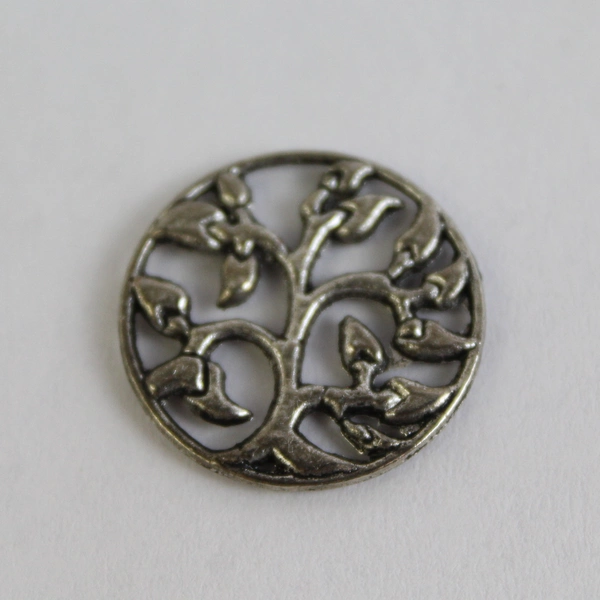 Lot of 2 Vintage Tree Necklace Pendants or Charms