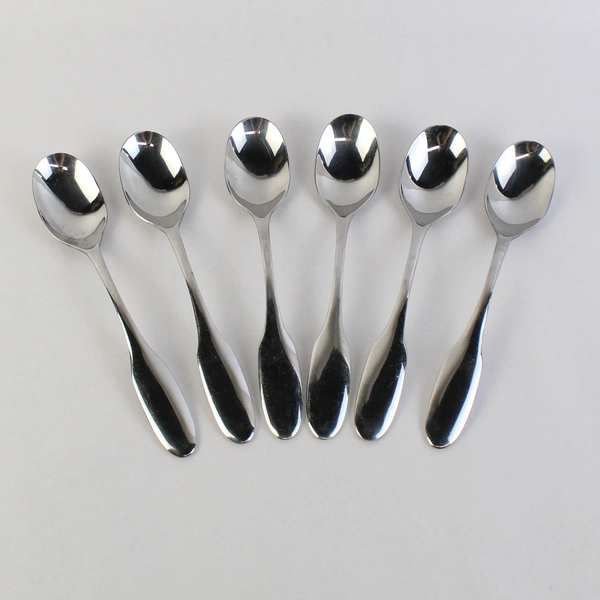 Set of 6 Oneida Silver Liberty Stainless Steel Soup Spoons