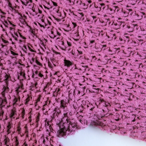 a.n.a A New Approach Fuchsia Pink Knit Crew Neck Sweater Size PS