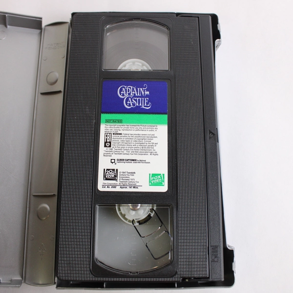 Captain from Castile 1997 Clamshell VHS Tape 20th Century Fox Home Entertainment